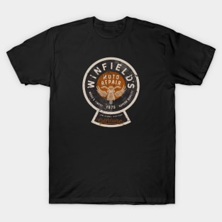 Winfields Moto Repair Retro Logo T-Shirt